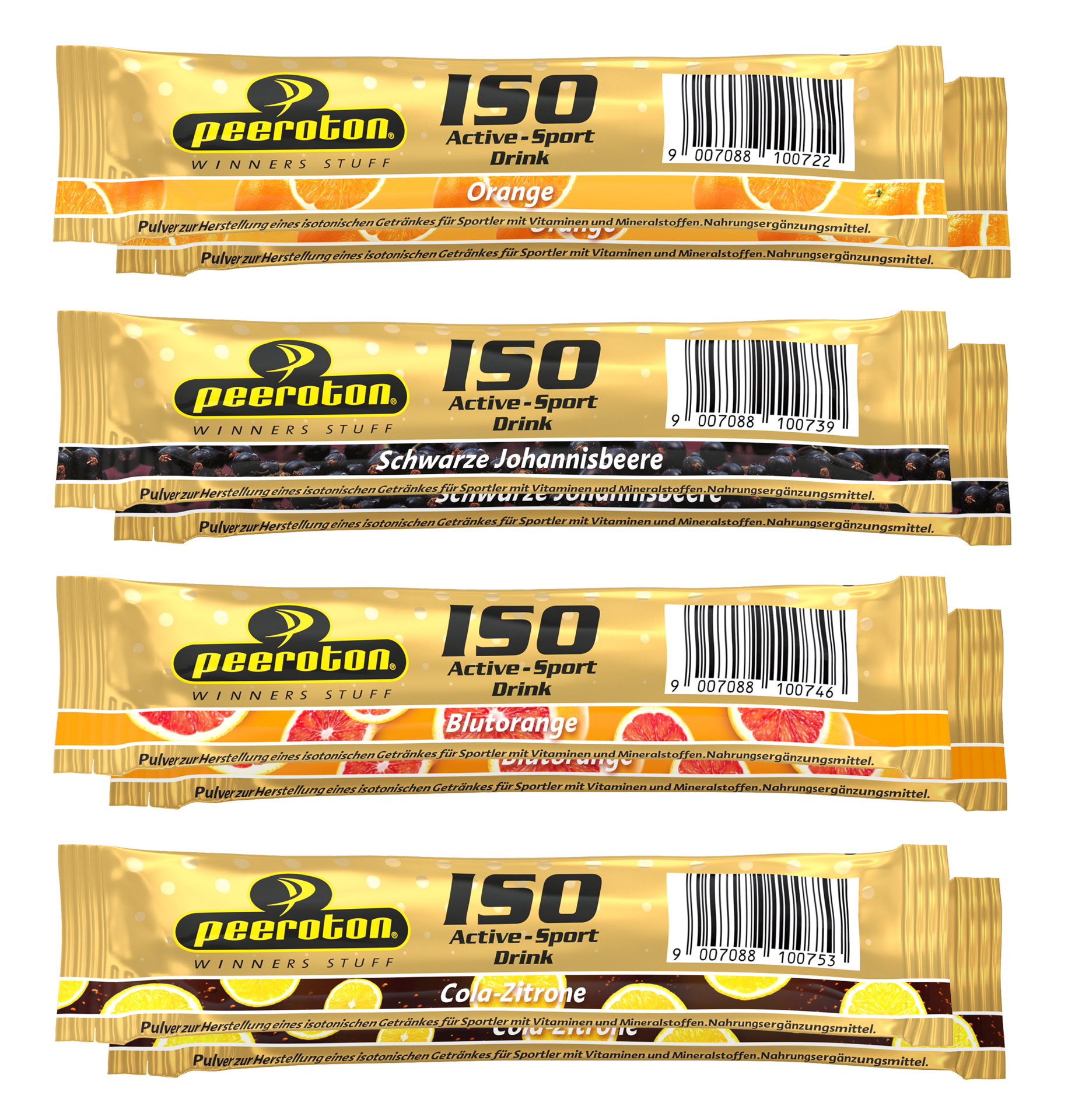 ISO ACTIVE - Sportsdrink 8 Sticks Probierset